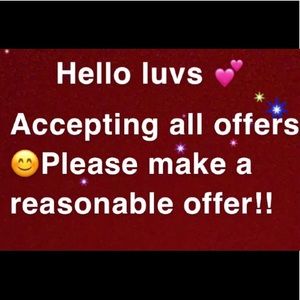 Accepting all offers!!!